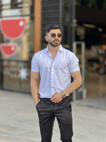 پیراهن دوشین کلاسیک سفید