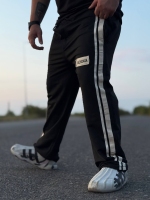 شلوار اسلش BALENCIAGA دو خط مشکی