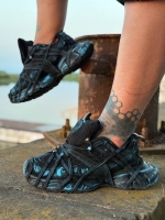 کتونی اسپرت BALENCIAGA SPIDER مشکی آبی