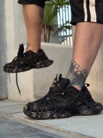 کتونی اسپرت BALENCIAGA SPIDER مشکی قهوه ای
