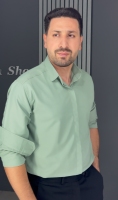 پیراهن دوشین آستین بلند سبز
