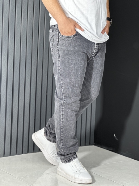 جین راسته مردانه ذغالی