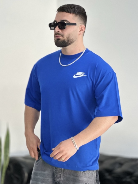تیشرت 2نخ NIKE آبی