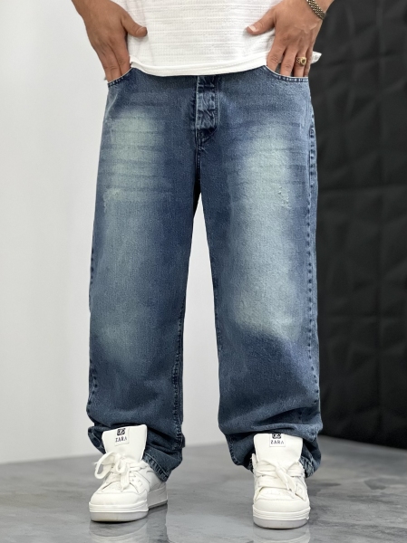 بگ جین ZARA آبی کد 523 D