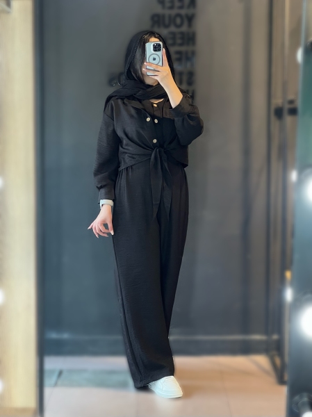 دو تیکه اورال با شومیز گره ای