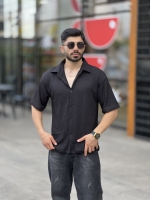 پیراهن آستین سه رب Moh مشکی