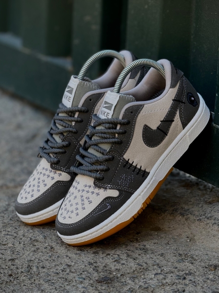 کتونی اسپرت (نایک وودو) طوسی نوک مدادی