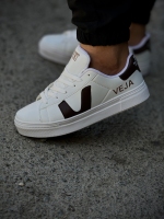 کفش اسپرت(ونس ویجا)سفید قهوه ای