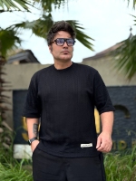 تیشرت آستین کوتاه کنفی BALENCIAGA مشکی