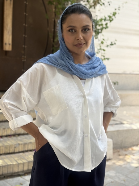 شومیز سفید برفی