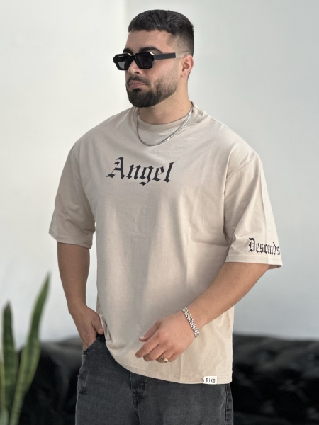 تیشرت پنبه ANGEL کرم