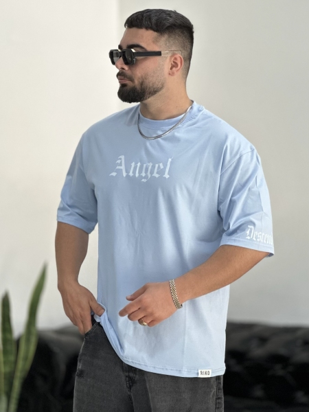 تیشرت پنبه ANGEL آسمانی