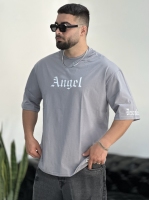 تیشرت پنبه ANGEL طوسی