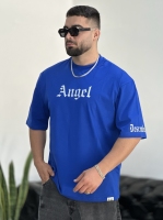 تیشرت پنبه ANGEL آبی