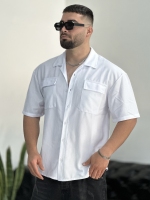 پیراهن 2جیب Fendi سفید