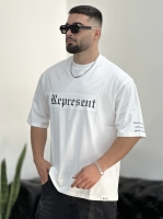 تیشرت پنبه Represent سفید