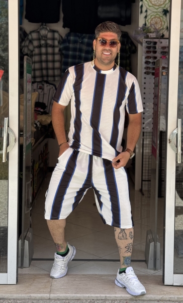 ست Juventus FC (خط آبی)پوشاک اسپرت مردانه قیمت مناسب
