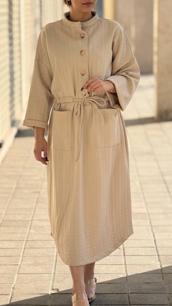 کفتان کمرکش 3دکمه صوفیا