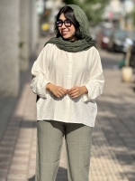 شومیز بابوس سفید