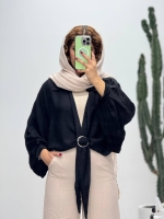 شومیز گره ای حلقه دار کنفی