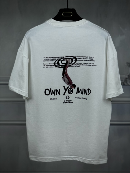 تیشرت (Own yo mind)سفید