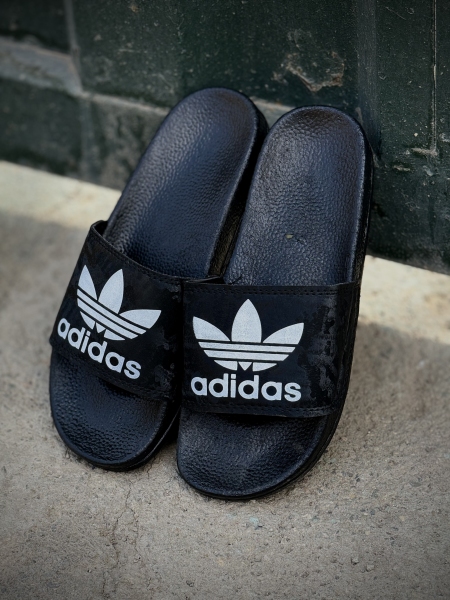 دمپایی آدیداس ارتشی مشکی