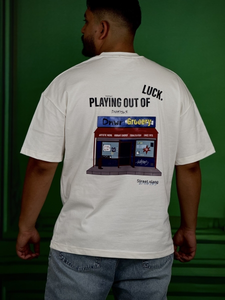 تیشرت(luck)سفید