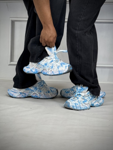 کتونی(اسپایدر)سفید آبی