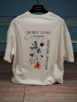 تیشرت(برگ) سفید