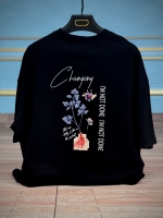 تیشرت(برگ)مشکی