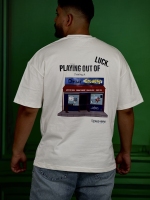 تیشرت(luck)سفید