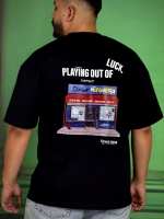 تیشرت(luck)مشکی