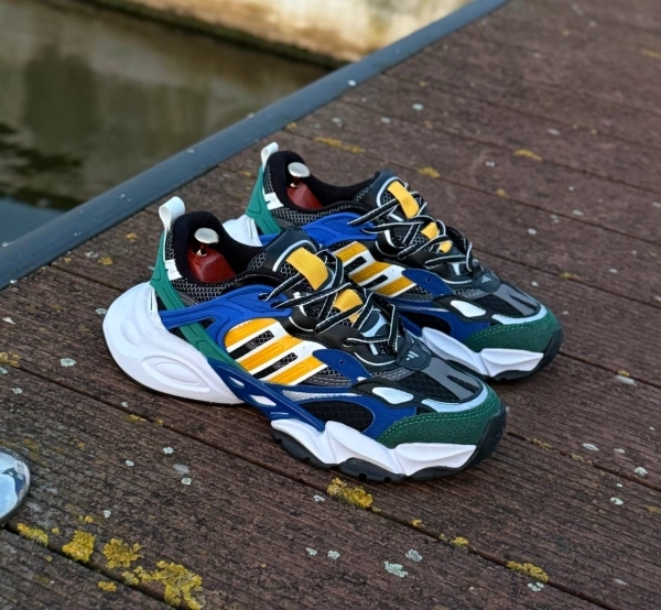 کتونی اسپرت ADIDAS DILKS مشکی آبی سبز