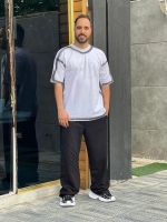 تیشرت پنبه نگینی BB سفید