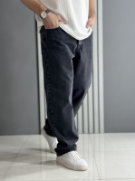 شلوار جین بگ ذغالی( گرم بالا /قد 108سانت )