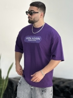 تیشرت 2نخ WIN بنفش